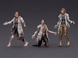 Dark Source Zombie Scientists (Female) 1/25 Scale Figure Set