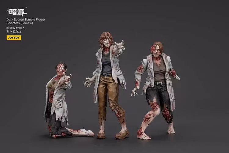Dark Source Zombie Scientists (Female) 1/25 Scale Figure Set