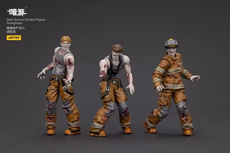 Dark Source Zombie Firefighters 1/25 Scale Figure Set