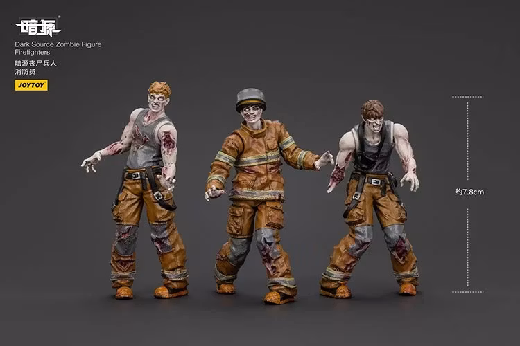 Dark Source Zombie Firefighters 1/25 Scale Figure Set