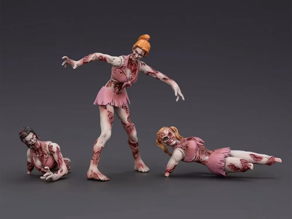 Dark Source Zombie Cheerleaders 1/25 Scale Figure Set