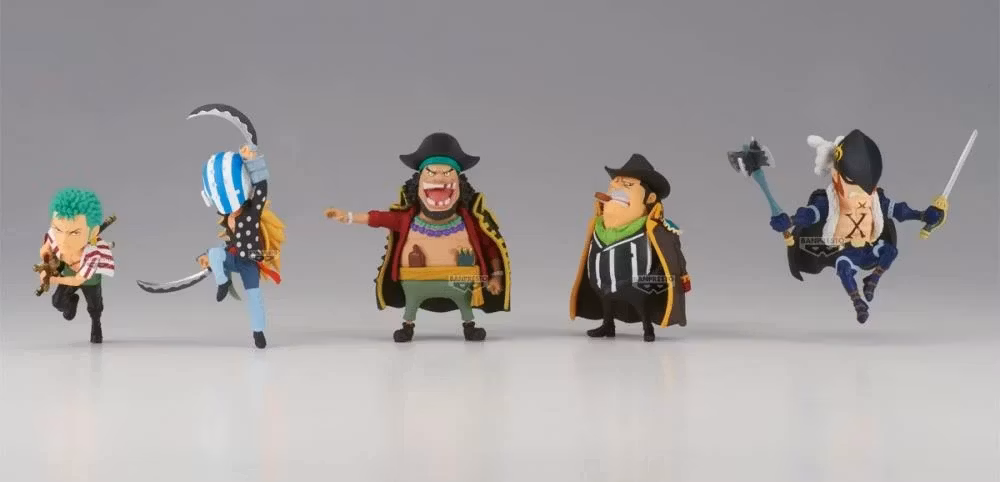 One Piece World Collectable Figure Sabaody Island The Worst Generation 2 Set of 6 Figures