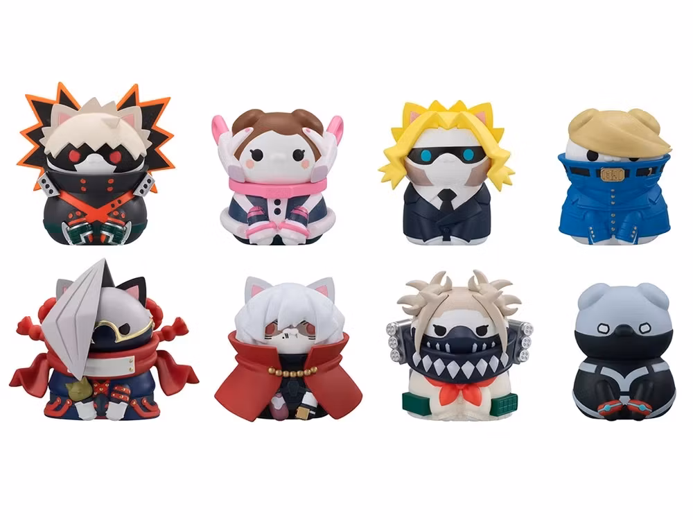 My Hero Academia Mega Cat Project HeroAcanyanko Vol. 2 Box of 8 Figures