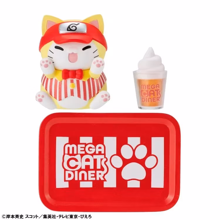 Naruto Nyaruto! Mega Cat Project Mega Cat Diner Box of 6 Random Figures