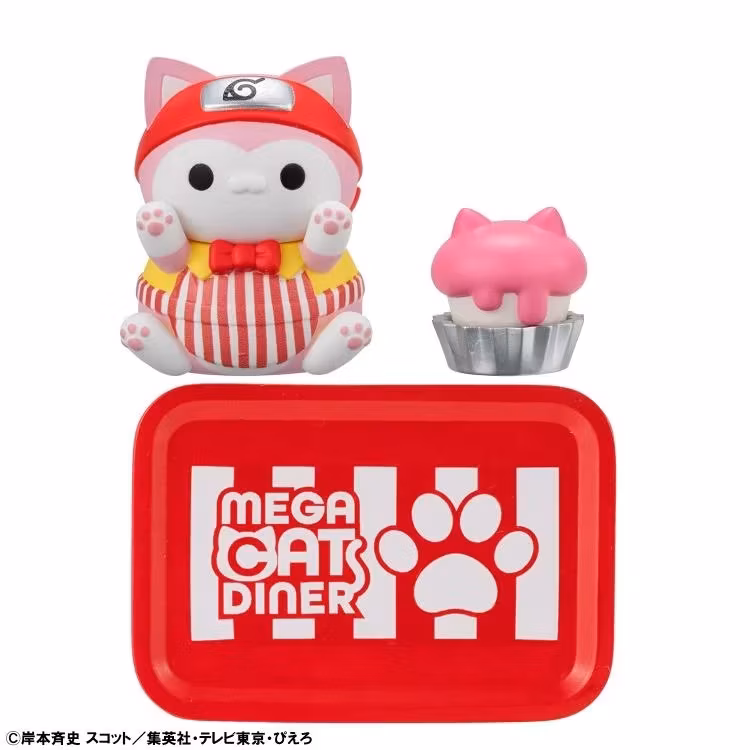 Naruto Nyaruto! Mega Cat Project Mega Cat Diner Box of 6 Random Figures
