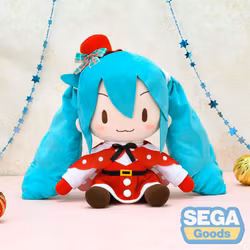 Character Vocal Series 01: Hatsune Miku Fuwa Petit Plush Figure Hatsune Miku Christmas (LL)