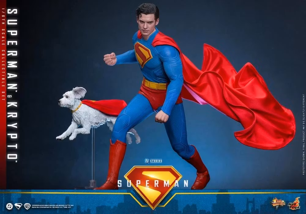 Superman (2025) MMS812 Superman & Krypto 1/6th Scale Collectible Figure Set