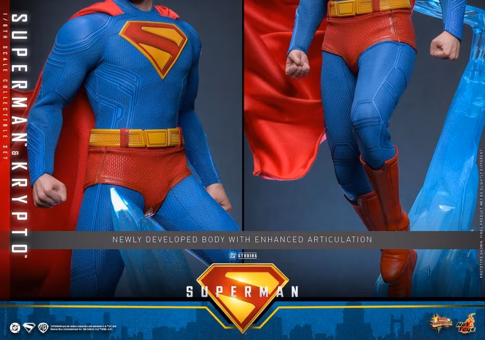 Superman (2025) MMS812 Superman & Krypto 1/6th Scale Collectible Figure Set