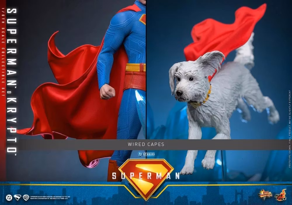 Superman (2025) MMS812 Superman & Krypto 1/6th Scale Collectible Figure Set