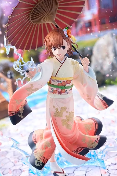 A Certain Scientific Railgun T KD Colle Mikoto Misaka (Furisode Kimono Ver.) 1/7 Scale Figure
