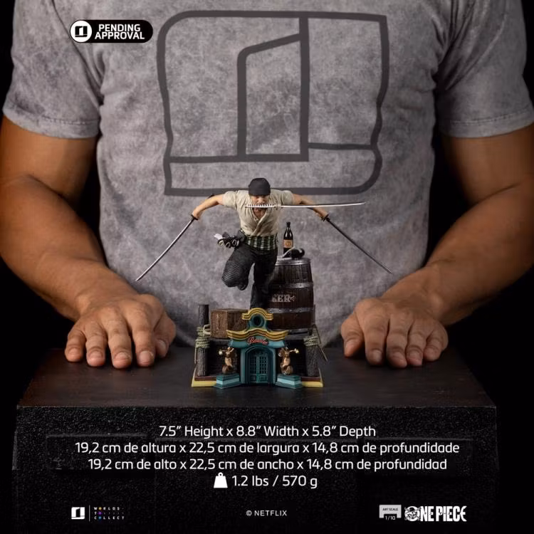 One Piece (Netflix) Roronoa Zoro 1/10 Art Scale Limited Edition Statue