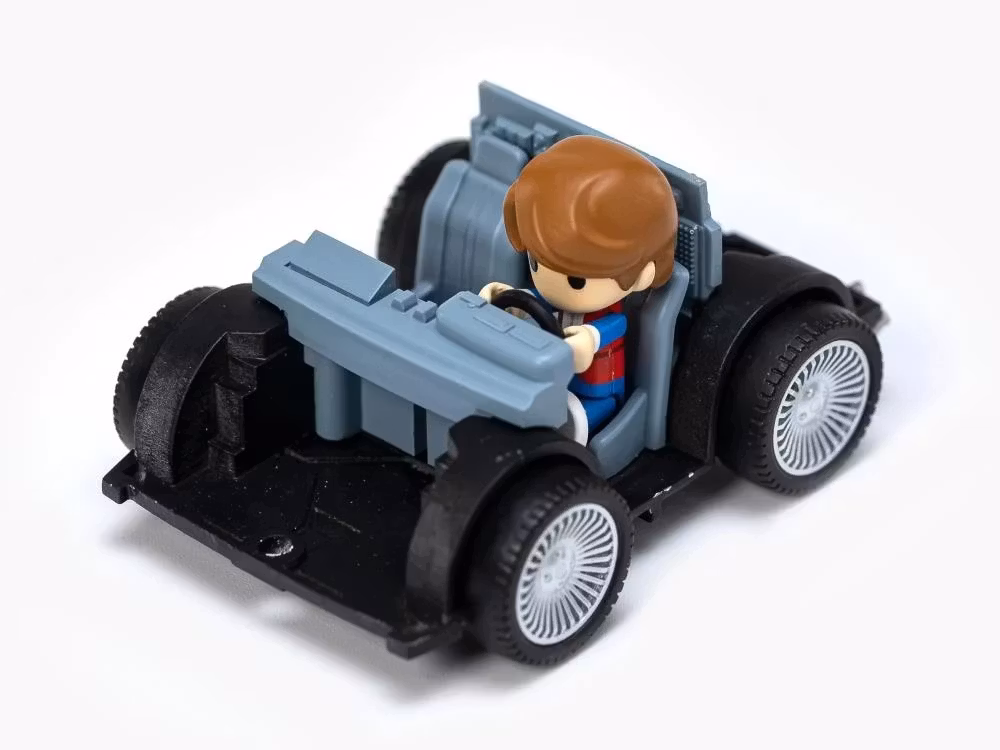 Back to the Future Q Village QV-01 Time Machine Model Kit Set