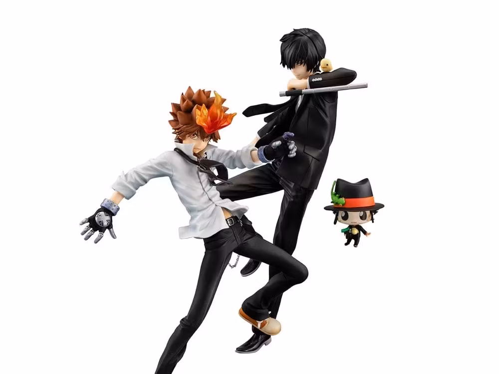 Katekyo Hitman Reborn! G.E.M. Series Tsunayoshi Sawada & Kyoya Hibari & Reborn Set