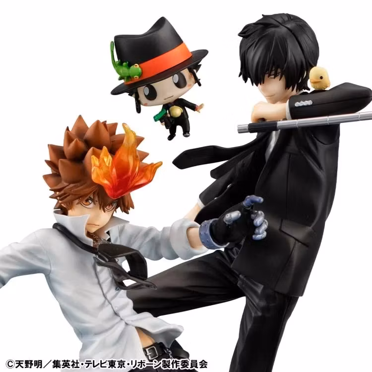 Katekyo Hitman Reborn! G.E.M. Series Tsunayoshi Sawada & Kyoya Hibari & Reborn Set