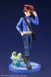 Pokemon ArtFX J Calem with Froakie 1/8 Scale Figure