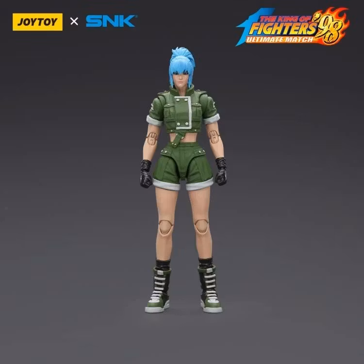 The King of Fighters '98: Ultimate Match Ikari Warriors Team Leona Heidern 1/18 Scale Action Figure