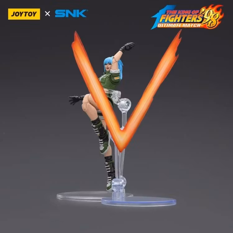 The King of Fighters '98: Ultimate Match Ikari Warriors Team Leona Heidern 1/18 Scale Action Figure