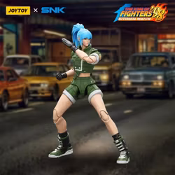 The King of Fighters '98: Ultimate Match Ikari Warriors Team Leona Heidern 1/18 Scale Action Figure