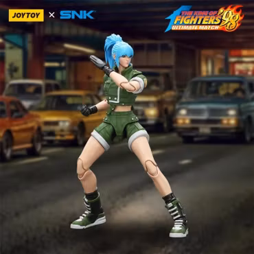 The King of Fighters '98: Ultimate Match Ikari Warriors Team Leona Heidern 1/18 Scale Action Figure
