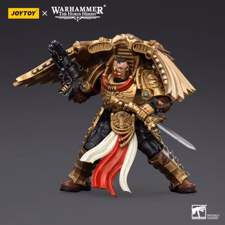 Warhammer: The Horus Heresy Legio Custodes Custodian Venetari Squad Venetari with Kinetic Destroyer 1 1/18 Scale Action Figure