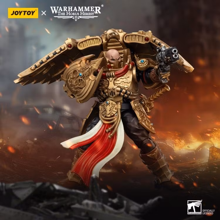 Warhammer: The Horus Heresy Legio Custodes Custodian Venetari Squad Venetari with Kinetic Destroyer 2 1/18 Scale Action Figure