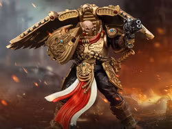 Warhammer: The Horus Heresy Legio Custodes Custodian Venetari Squad Venetari with Kinetic Destroyer 2 1/18 Scale Action Figure