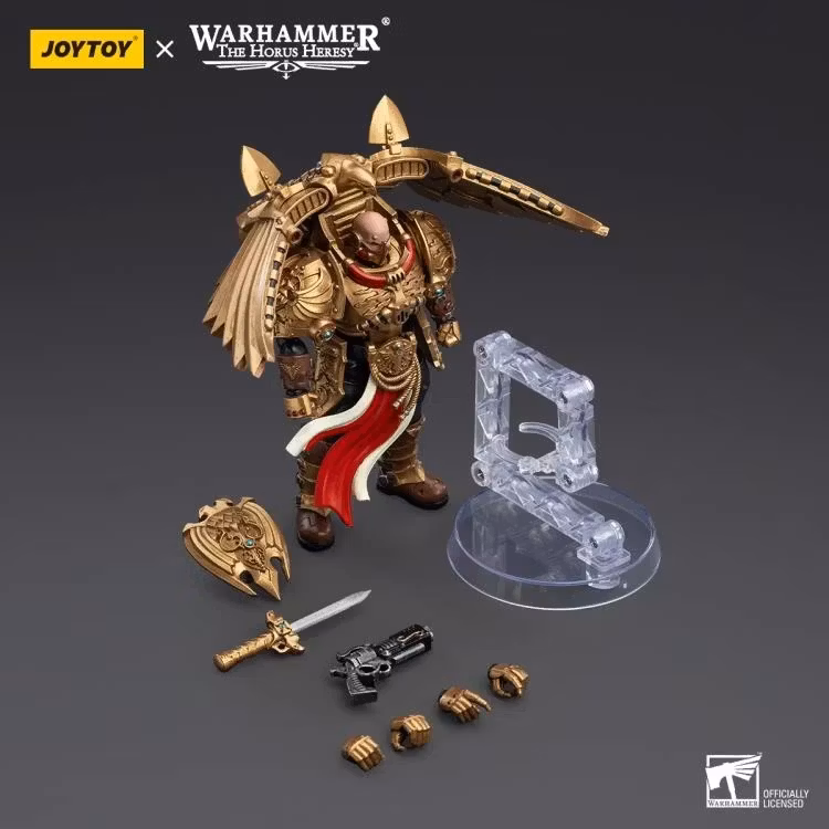 Warhammer: The Horus Heresy Legio Custodes Custodian Venetari Squad Venetari with Kinetic Destroyer 2 1/18 Scale Action Figure