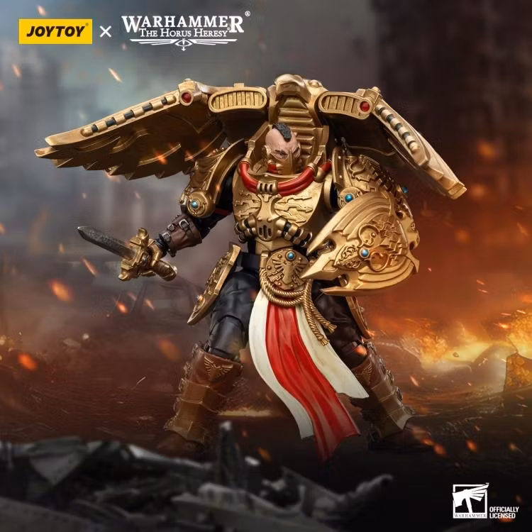 Warhammer: The Horus Heresy Legio Custodes Custodian Venetari Squad Venetari with Venetari Lance 1/18 Scale Action Figure