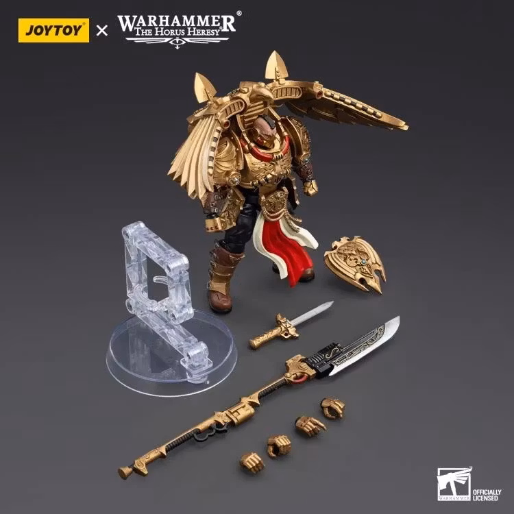Warhammer: The Horus Heresy Legio Custodes Custodian Venetari Squad Venetari with Venetari Lance 1/18 Scale Action Figure