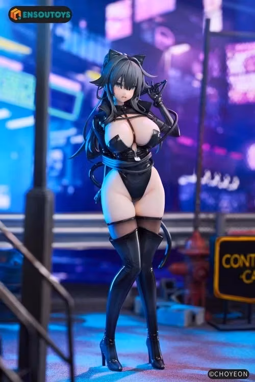 CHOYEON Illustration Cat Girl Happy-chan (Regular Ver.) 1/6 Scale Figure