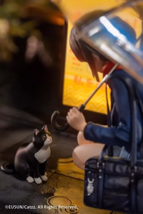 Catzz Illustration Rainy Day - Encounter 1/7 Scale Figure