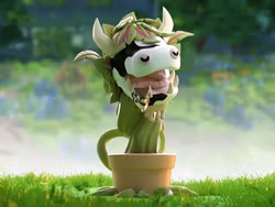 The Sims Cow Plant Vinyl Figure