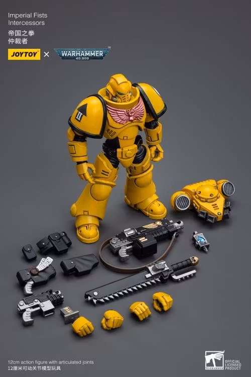 Warhammer 40K Imperial Fists Intercessors (Ver. 2) 1/18 Scale Figure
