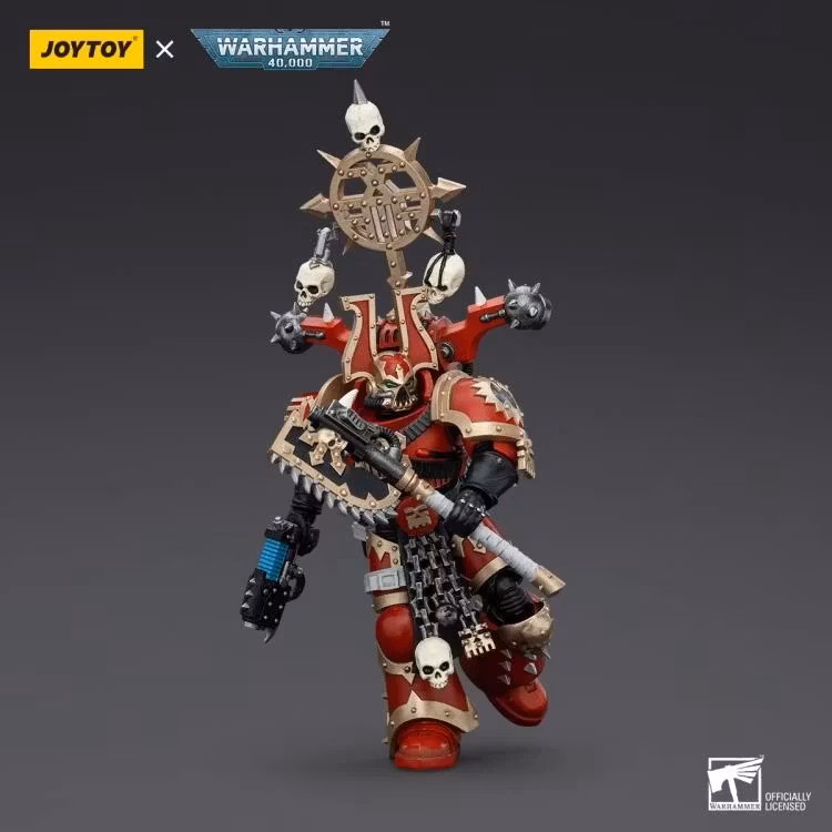 Warhammer 40K World Eaters Khorne Berzerker Berzerker Icon 1/18 Scale Action Figure
