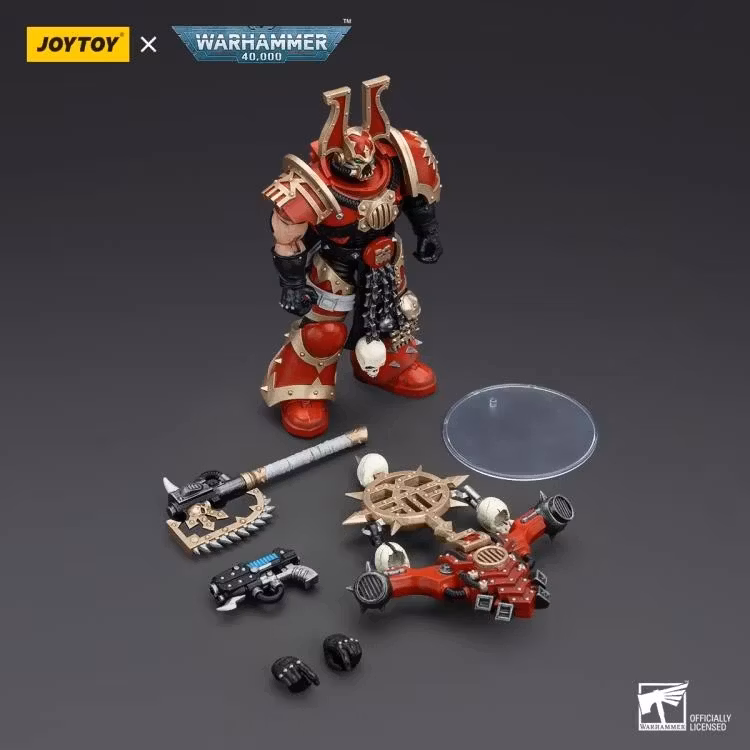 Warhammer 40K World Eaters Khorne Berzerker Berzerker Icon 1/18 Scale Action Figure
