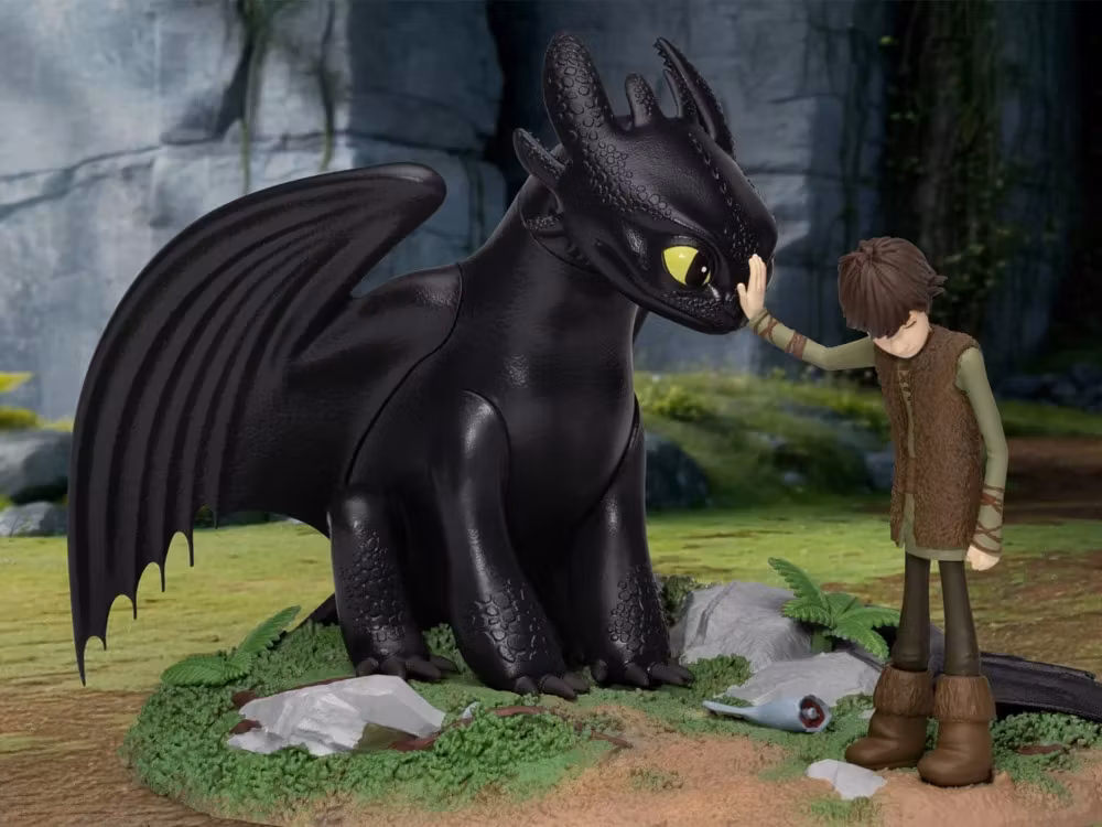 How to Train Your Dragon D-Stage DS-178 Toothless & Hiccup Statue