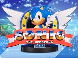 Sonic The Hedgehog Sonic Title Screen Limited Edition Statue