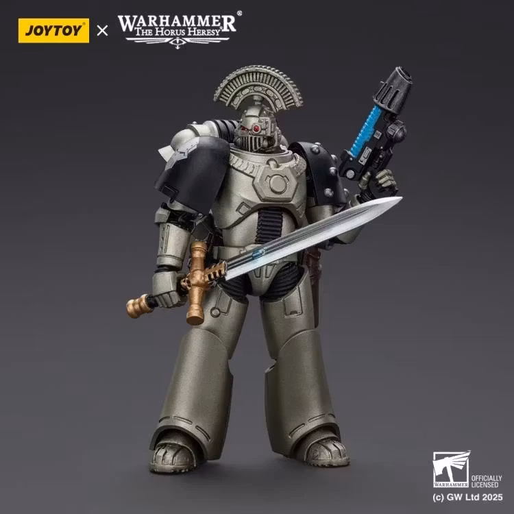 Warhammer: The Horus Heresy Iron Warriors MKVI Tactical Sergeant with Power Sword and Plasma Pistol 1/18 Scale Action Figure