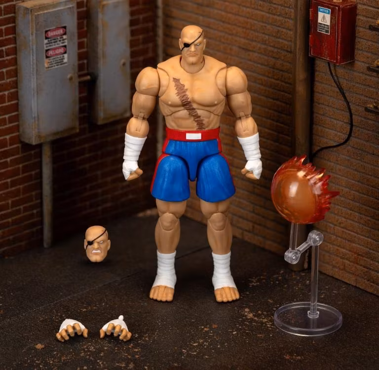 Ultra Street Fighter II: The Final Challengers Sagat 1/12 Scale Action Figure