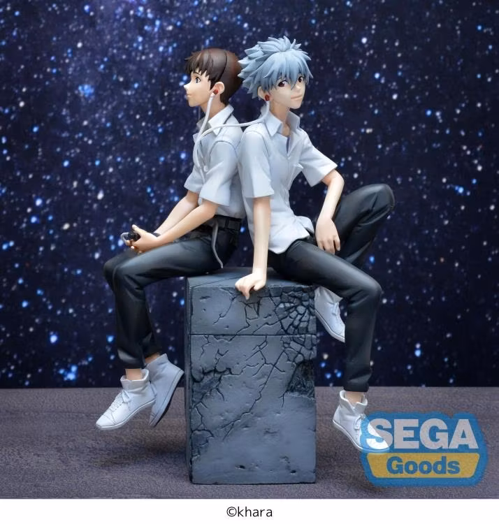 Rebuild of Evangelion Vignetteum Shinji and Kaworu (Shinji Ver.) Figure