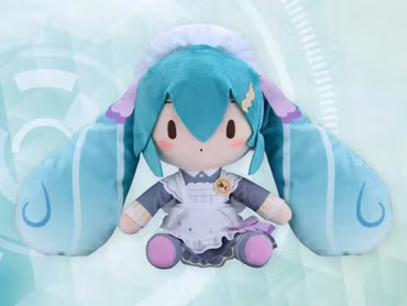 Vocaloid Fuwa Petit Hatsune Miku (Classical Maid) Medium Plush