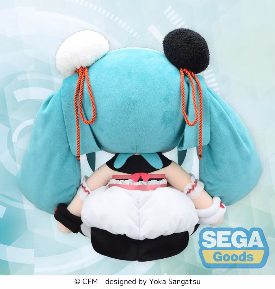 Vocaloid Fuwa Petit Hatsune Miku (Panda Bun) Large Plush