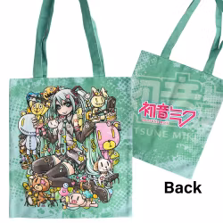 Vocaloid Hatsune Miku Tote Bag Hatsune Miku & Wild Friends