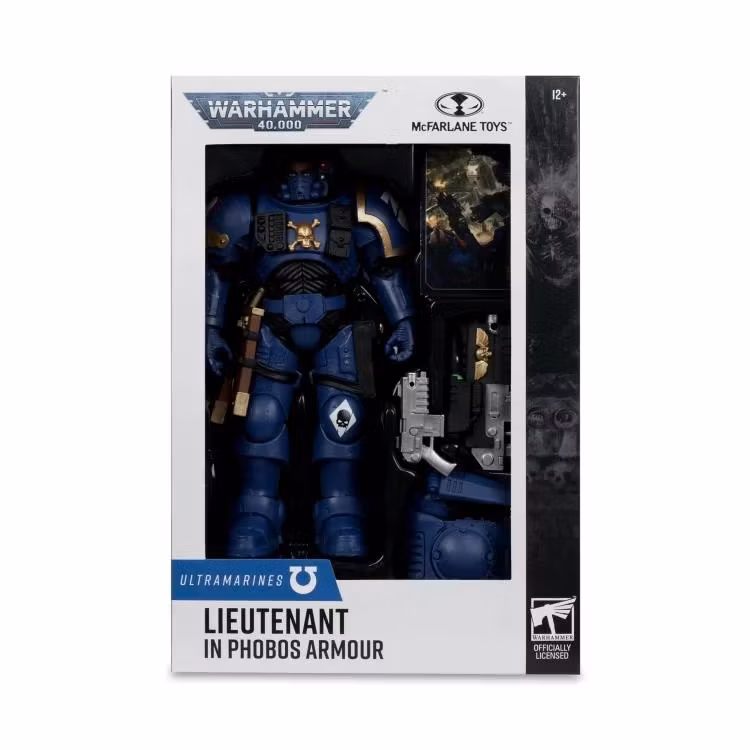 Warhammer 40,000 Ultramarines Lieutenant in Phobos Armor Action Figure