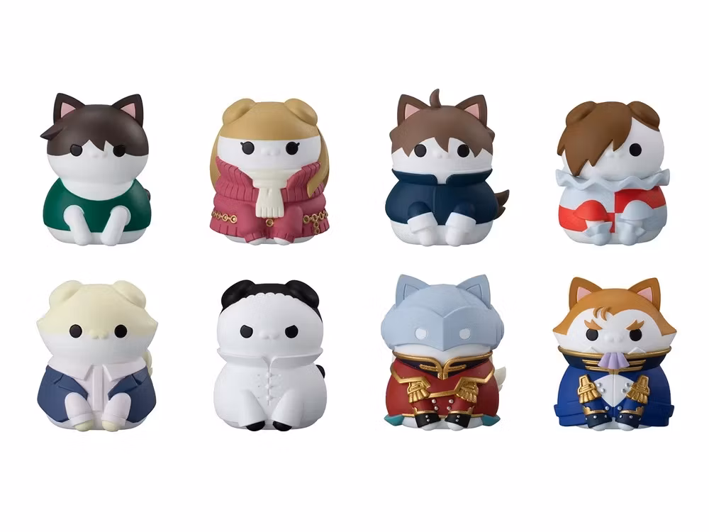 Mobile Suit Gundam Wing Mega Cat Project Nyandum Wing Cat Transformation Box of 8 Random Figures
