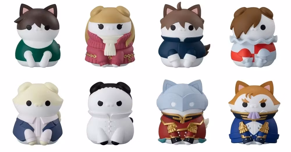 Mobile Suit Gundam Wing Mega Cat Project Nyandum Wing Cat Transformation Box of 8 Random Figures