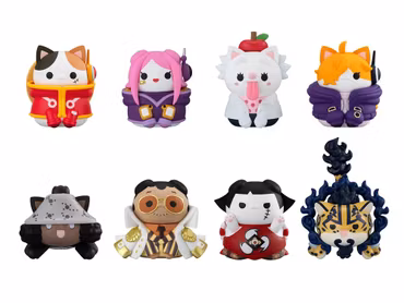 One Piece Mega Cat Project Nyan Piece Nyan! Egghead Version Box of 8 Random Figures