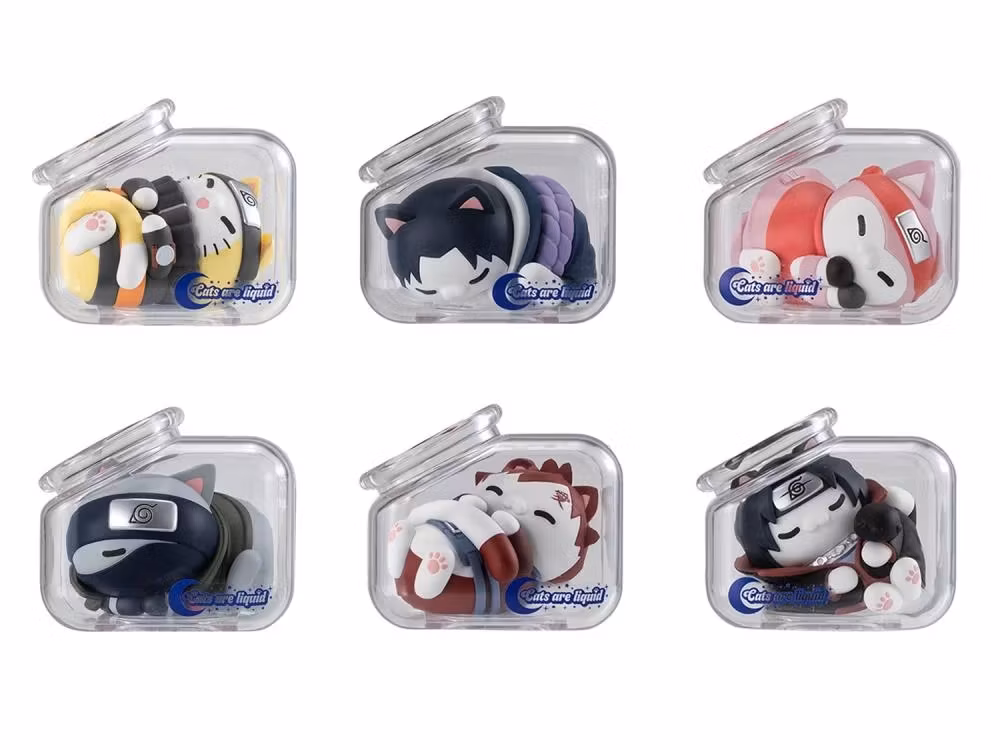 Naruto: Shippuden Nyaruto! Mega Cat Project Goodnight Nyaruto! (Cats Are Liquid) Box of 8 Random Figures