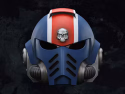Warhammer 40,000: Space Marine 2 Ultramarines Lieutenant Titus' MKX Wearable Helmet Replica