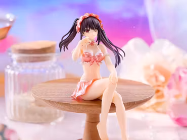 Date A Live V Kurumi Tokisaki (Swimsuit Pastel Red Color Ver.) Noodle Stopper Figure